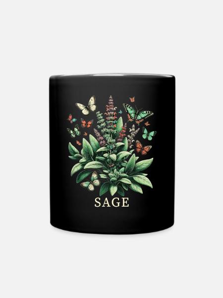 Herbes Herboriste Plante Jardinage Jardinier Botanique - Mug uni - noir