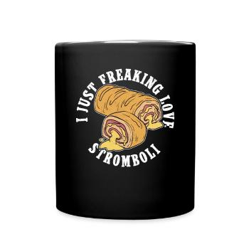 Stromboli Rolled Pizza Strombolis Gift - Full Colour Mug - black - Front