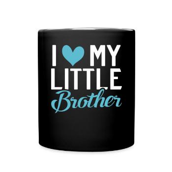 Brother Gifts - Tasse einfarbig - Schwarz - Vorne