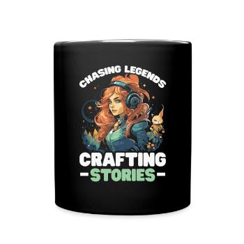 GN GN GN Jeu vidéo de rôle en direct - Mug uni - noir - Devant