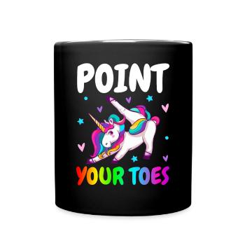 Gymnastique Gymnaste Roue De Charrette Fille - Mug uni - noir - Devant