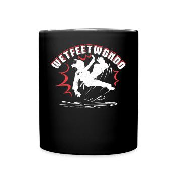 Wetfeetwondo - Tasse einfarbig - Schwarz - Vorne