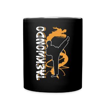 Taekwondo - Mug uni - noir - Devant
