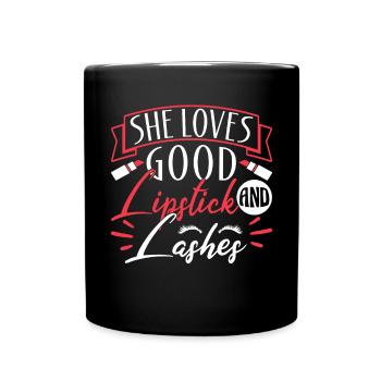 Beautician Make Up Artist She - Tasse einfarbig - Schwarz - Vorne