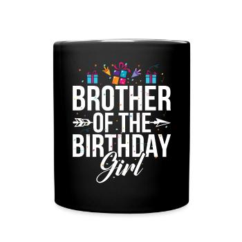 Brother Gifts - Tasse einfarbig - Schwarz - Vorne