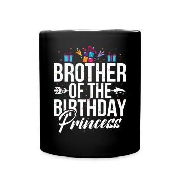Brother Gifts - Tasse einfarbig - Schwarz - Vorne