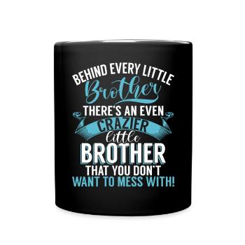 Brother Gifts - Tasse einfarbig - Schwarz - Vorne