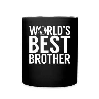 Brother Gifts - Tasse einfarbig - Schwarz - Vorne