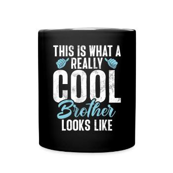 Brother Gifts - Tasse einfarbig - Schwarz - Vorne