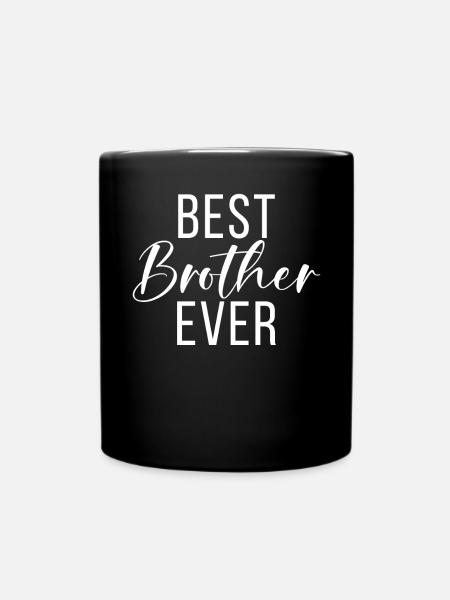 Brother Gifts - Tasse einfarbig - Schwarz