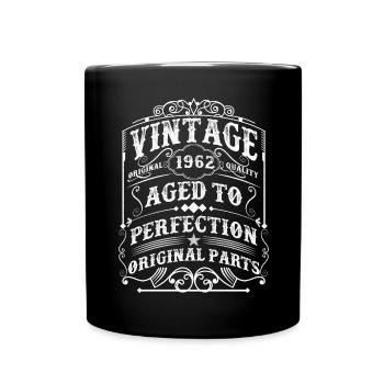 Vintage 1962 Man Myth Legend 61th Birthday - Mug uni - noir - Devant