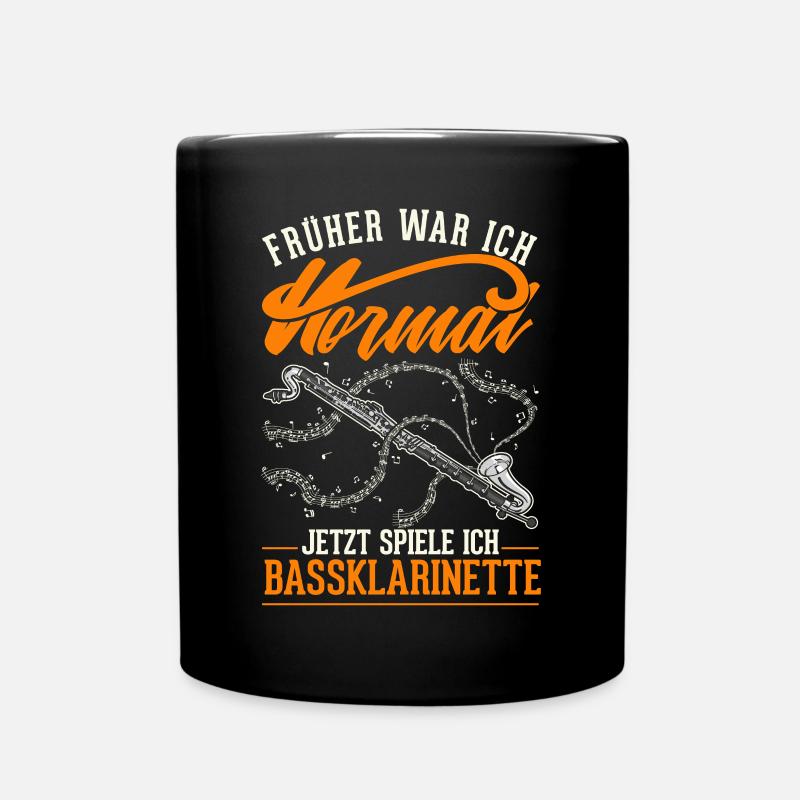 Clarinette basse Cadeau Clarinettiste basse - Mug uni - noir