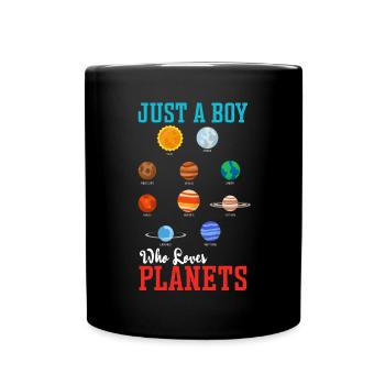 Système Solaire, Planètes, Science Espace, Astrologie - Mug uni - noir - Devant