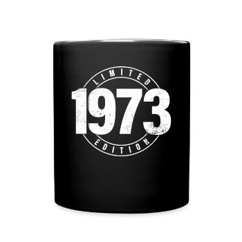 Limited Edition 1973 Year of Birth Urban Birthday - Full Colour Mug - black - Front