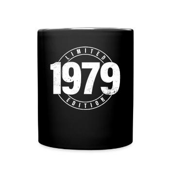 Limited Edition 1979 Year of Birth Urban Birthday - Full Colour Mug - black - Front