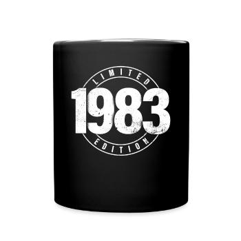 Limited Edition 1983 Year of Birth Urban Birthday - Full Colour Mug - black - Front