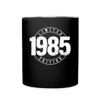 Limited Edition 1985 Year of Birth Urban Birthday - Full Colour Mug - black - Front
