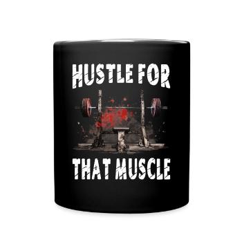 Se démener pour ce muscle - Mug uni - noir - Devant