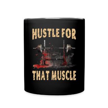 Se démener pour ce muscle - Mug uni - noir - Devant