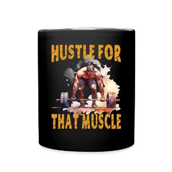 Se démener pour ce muscle - Mug uni - noir - Devant