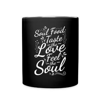 Soul Food cuisine Decor Art mural - Mug uni - noir - Devant
