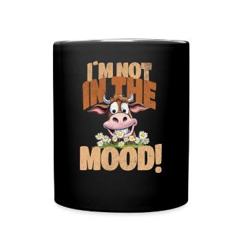 cow cows farmer agriculture farmer - Full Colour Mug - black - Front