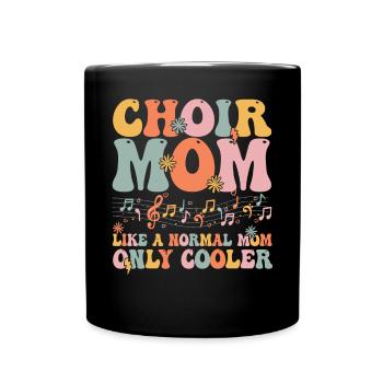 Groovy Chanteur Chanteur Choriste - Mug uni - noir - Devant