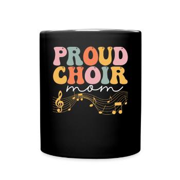 Groovy Chanteur Chanteur Choriste - Mug uni - noir - Devant