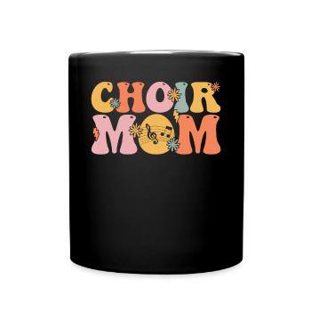 Groovy Chanteur Chanteur Choriste - Mug uni - noir - Devant