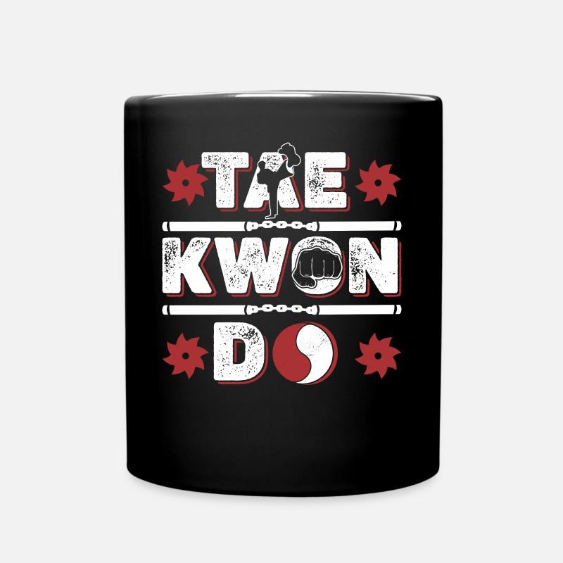 Tae Kwon Do - Tasse einfarbig - Schwarz