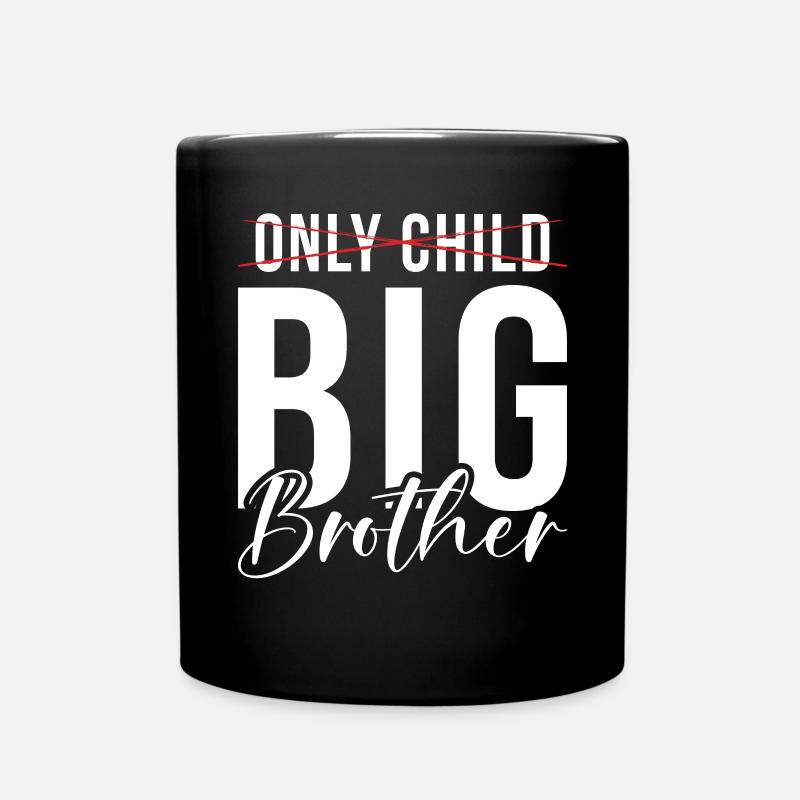 Brother Gifts - Tasse einfarbig - Schwarz