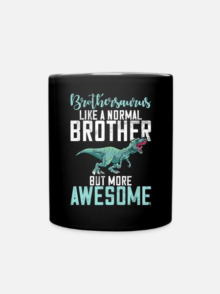Brother Gifts - Tasse einfarbig - Schwarz