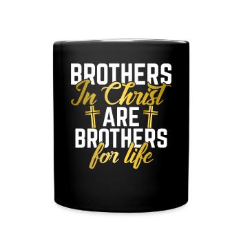 Brother Gifts - Tasse einfarbig - Schwarz - Vorne