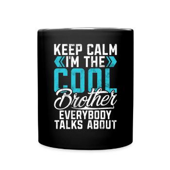 Brother Gifts - Tasse einfarbig - Schwarz - Vorne