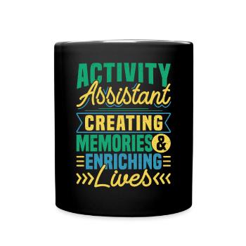 Activity Assistant Appreciation - Tasse einfarbig - Schwarz - Vorne