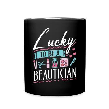 Beautician & Cosmetic Professional - Tasse einfarbig - Schwarz - Vorne