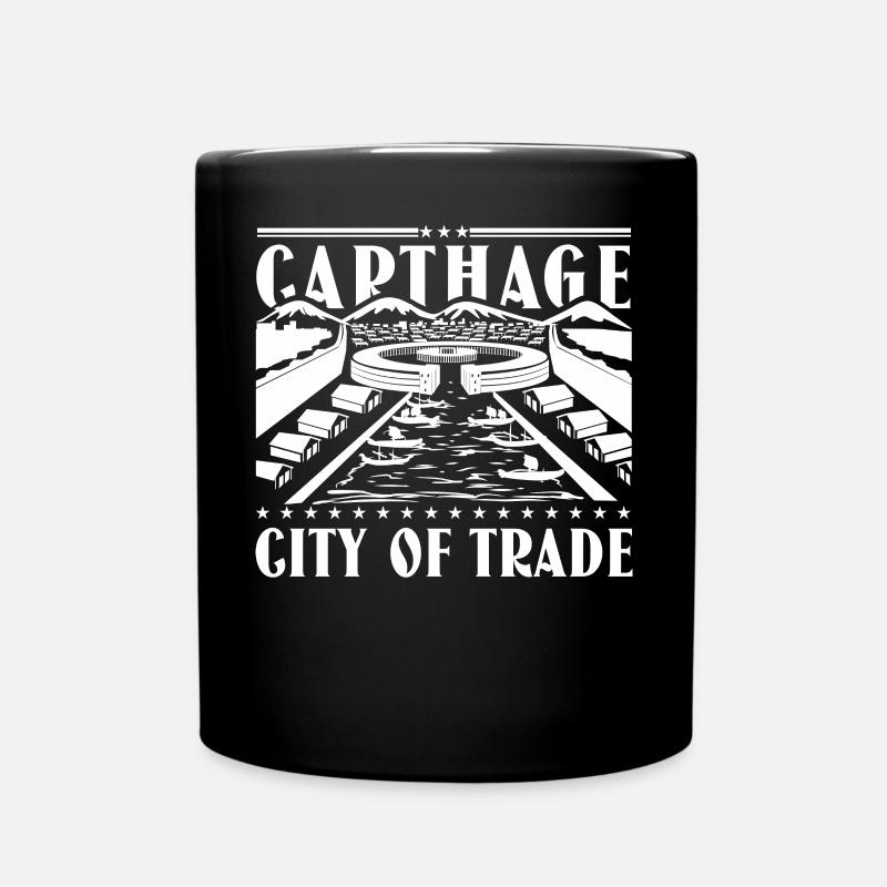 Carthage Cité de Commerce - Mug uni - noir