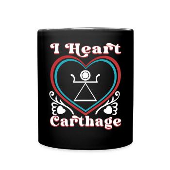 I heart Carthage - Full Colour Mug - black - Front
