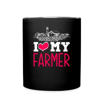 Funny Farmer Farm Farmer Gift - Full Colour Mug - black - Front