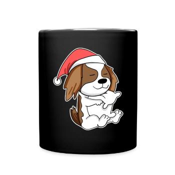 Cavalier King Charles Spaniel chien Animal - Mug uni - noir - Devant