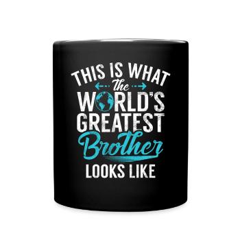 Brother Gifts - Tasse einfarbig - Schwarz - Vorne