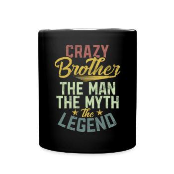 Brother Gifts - Tasse einfarbig - Schwarz - Vorne