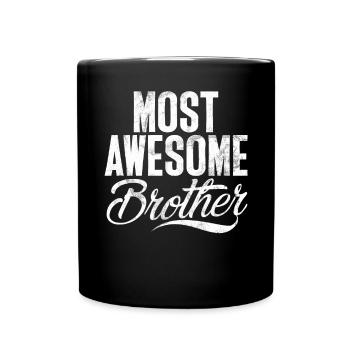 Brother Gifts - Tasse einfarbig - Schwarz - Vorne