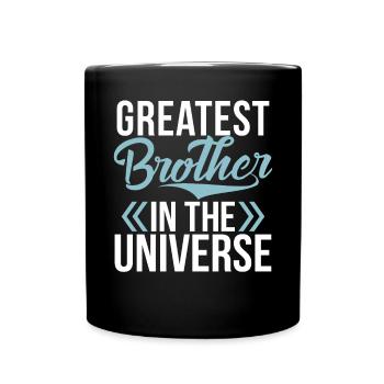 Brother Gifts - Tasse einfarbig - Schwarz - Vorne