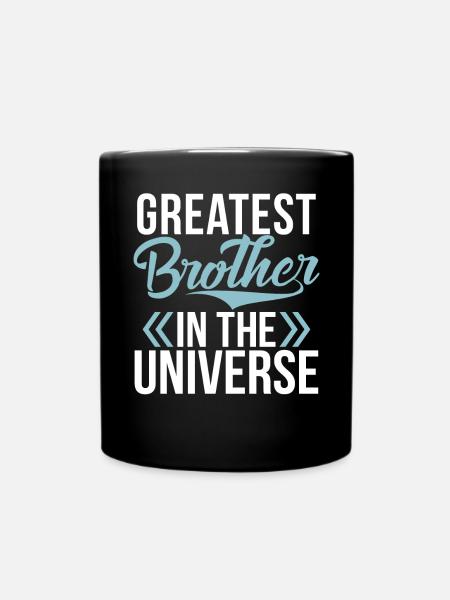 Brother Gifts - Tasse einfarbig - Schwarz