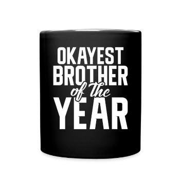 Brother Gifts - Tasse einfarbig - Schwarz - Vorne
