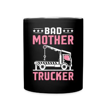Drôle De Dépanneuse Conducteur Maman Dépanneuse - Mug uni - noir - Devant