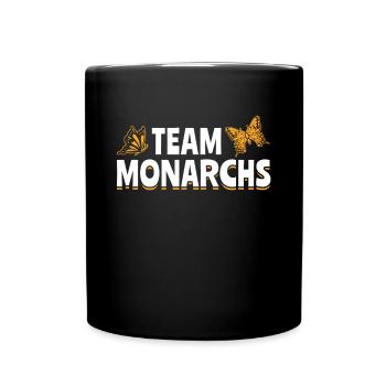Équipe Monarques - Papillon monarque - Mug uni - noir - Devant