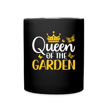 Queen of the Garden - Monarch Butterfly - Full Colour Mug - black - Front