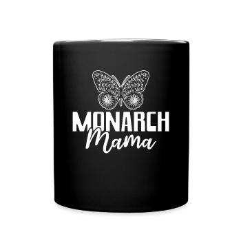 Maman monarque - Papillon monarque - Mug uni - noir - Devant